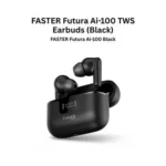 FASTER Futura Ai-100 Adaptive Audio Wireless Earbuds (Black)