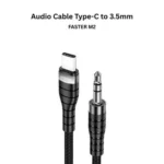 FASTER M2 Audio Cable Type-C to 3.5mm 150cm (Nylon Braided Hi-Fi)
