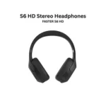 FASTER S6 HD High Definition Stereo Headphones - Deep Bass BT5.3 30H (Black)