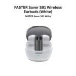 FASTER Saver S91 Deep Bass Wireless Earbuds BT5.3 (White)