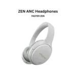 FASTER ZEN Wireless Headphones - Hybrid ANC Bluetooth v6.0 (Black)