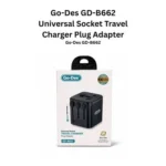 Go-Des GD-B662 Universal Socket Travel Charger Plug Adapter All-in-One UK USA AUS EU