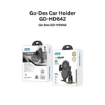 Go-Des GD-HD642 Car Holder 360° Strong Compatibility with Charging Port (Black)