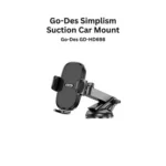 Go-Des GD-HD698 Simplism Car Mount Semi-auto Suction Cup Dashboard & Windshield 360°