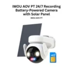 Imou AOV PT 5MP 3K Battery-Powered Camera with Solar Panel 4G LTE 24/7