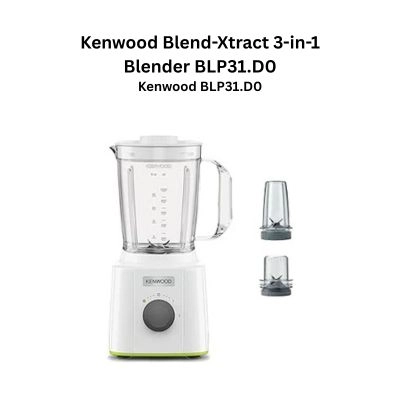 Kenwood-BLP31.D0.webp Kenwood Blend-Xtract 3-in-1 Blender BLP31.D0 1.6L 350W - Image 1