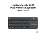 Logitech K400 Plus Wireless Media Keyboard with Touchpad