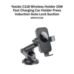Yesido C118 Wireless Holder 15W Fast Charging Car Holder Press Induction Auto Lock Suction