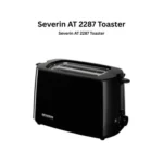Severin AT 2287 2-Slice Toaster Black with Bun Warmer