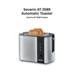 Severin AT 2589 Automatic Toaster Stainless Steel with Bun Warmer & Defrost