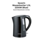 Severin Wasserkocher Electric Kettle 1.5L 2200W Blue