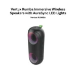 Vertux Rumba Immersive Wireless Speaker with AuraSync LED Lights