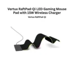 Vertux RaftPad-Qi Anti-Friction LED Gaming Mouse Pad with 15W Wireless Charger