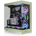GAMING DESKTOP COMPUTER -Thermaltake Cte E550 TG Case Matcha Green- I9 14900K – GIGABYTE Z790 EAGLE AX WIFI-4070ti-64GB DDR5-1TB NVME